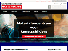 Tablet Screenshot of martinbrinkhuis.nl
